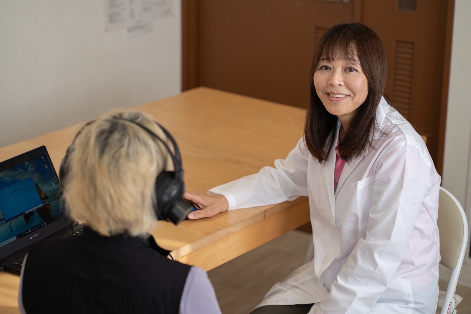 ニュースキャン セラピーのようす